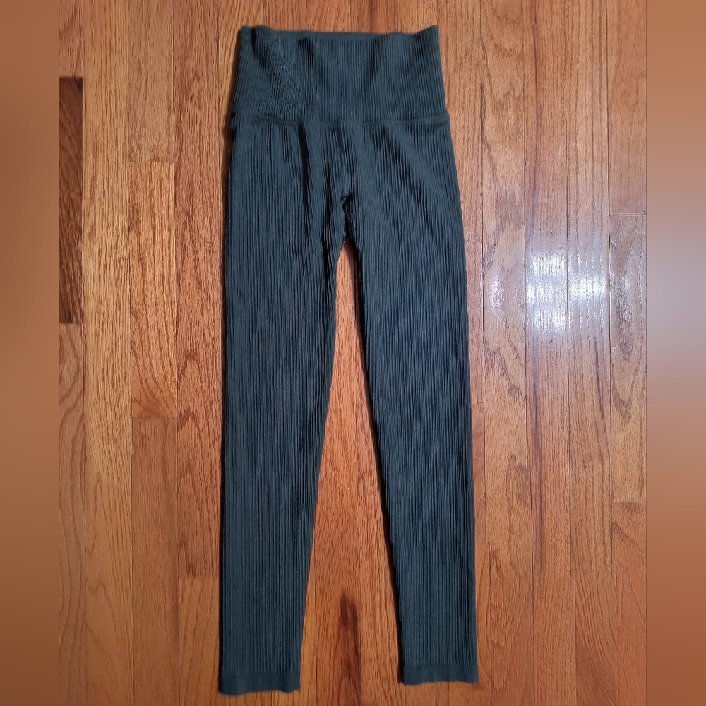 3/$10⭐ All In Motion Teal Ribbed Leggings, Women's Small